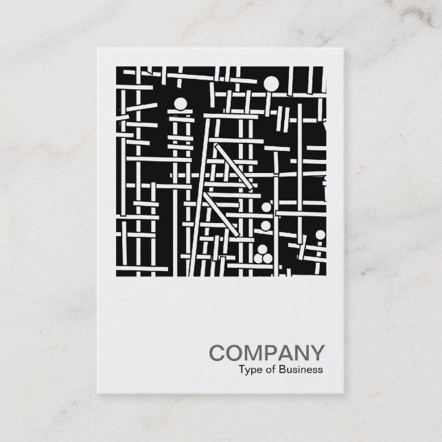 Fyrkantigt foto 081 - Odd Boll struktur Visitkort (Framsida)