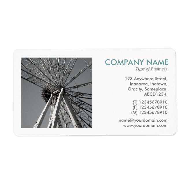 Fyrkantigt foto - Återuppfinna det stora hjulet Fraktsedel (Framsidan)