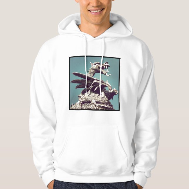Fyrkantigt foto - Dragon Hoodie (Framsida)