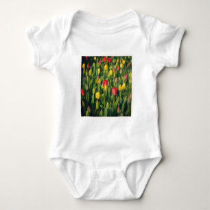 Fyrkantigt foto - Färgfulla tulippar T-shirt