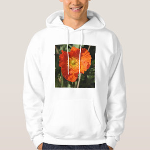 Fyrkantigt foto - Orange-diskett Hoodie