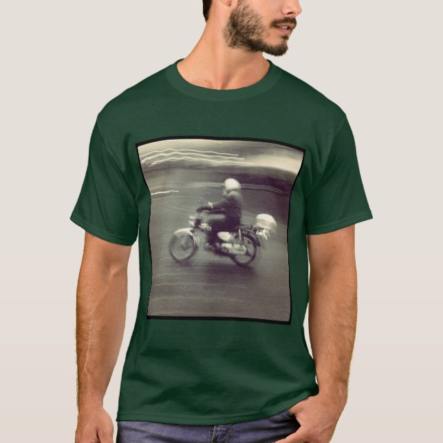 Fyrkantigt foto - Speedy Moped Tee (Framsida)