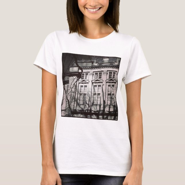 Fyrkantigt foto - Universiteten Tee Shirt (Framsida)