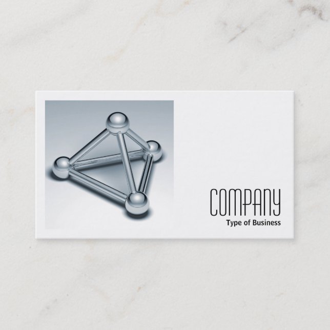 Fyrkantigt foto (v2) - Anslutna sfärer Visitkort (Framsida)