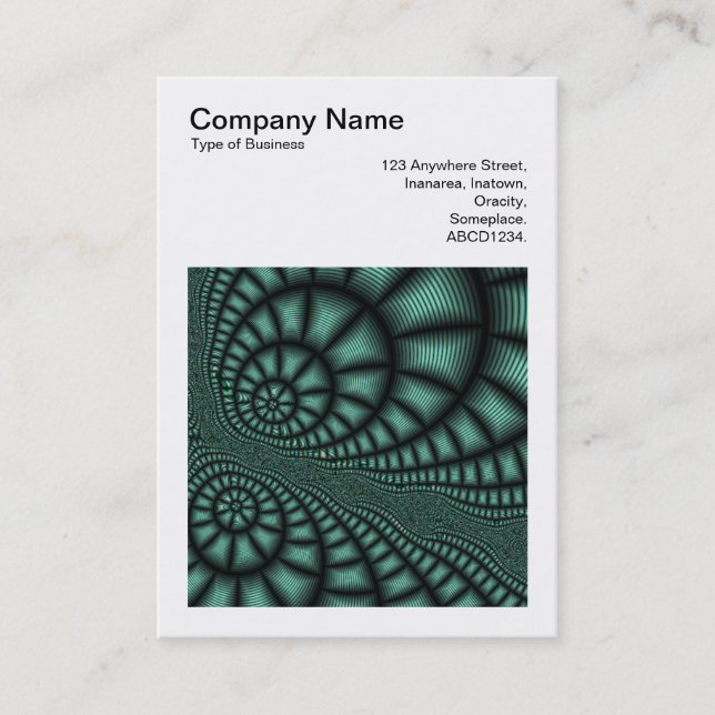 Fyrkantigt foto (v3) - Fyrkantig design Visitkort (Framsida)