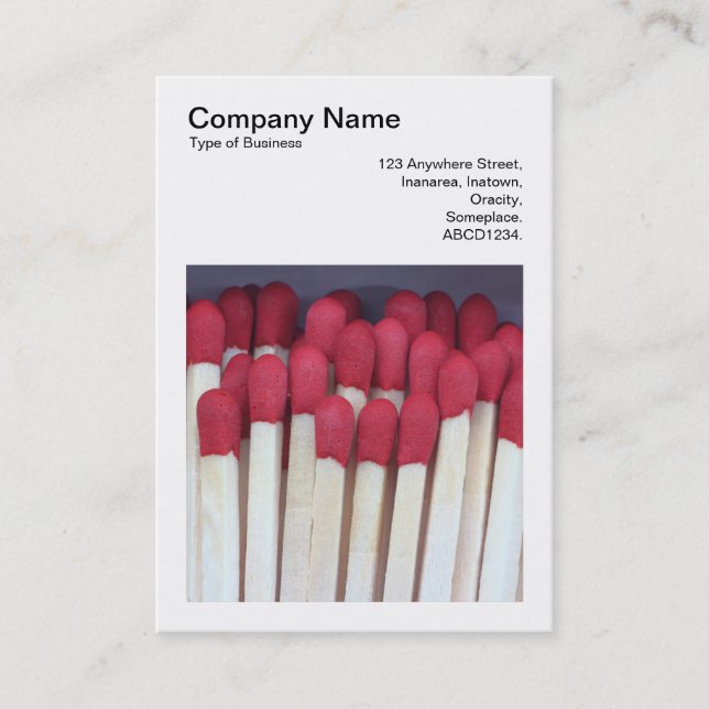 Fyrkantigt foto (v3) - Matchar 02 Visitkort (Framsida)