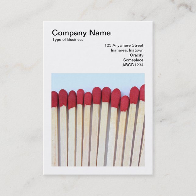 Fyrkantigt foto (v3) - Matchar 03 Visitkort (Framsida)