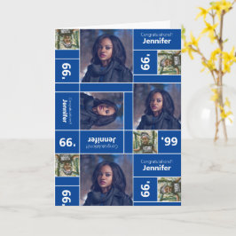 Fyrkantigt fotopaklass Studenten - årligt blåkort Kort