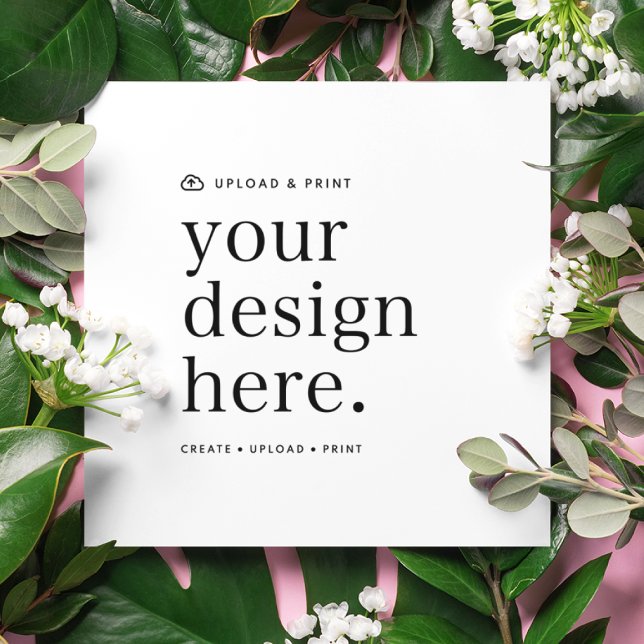 Fyrkantigt Inbjudningskort | Designuppladdning 13, (Versatile square invitation for business, events, weddings, special occasions & more!)
