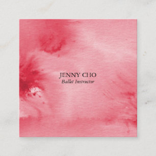 Fyrkantigt texturerat affärskort med minimal shock fyrkantigt visitkort