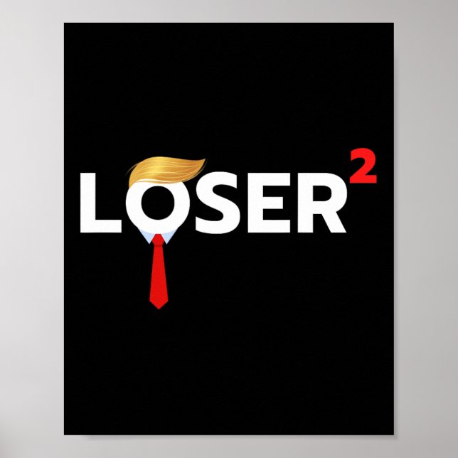 Fyrkantitrumpens fyrkant 2024 Inte igen Tee S Poster (Framsidan)