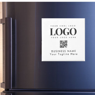 Fyrkantnätstillägg, Anpassningsbar, Logotyp QR-kod Magnet
