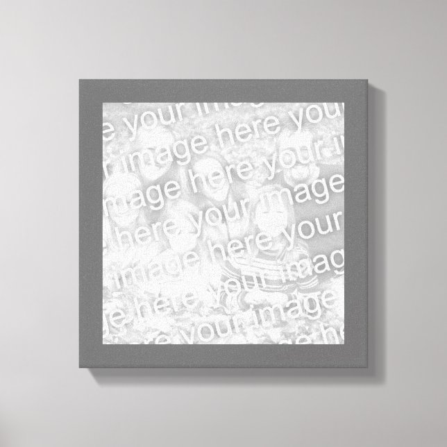 Fyrkantsolfoto Gräns i Canvastryck (Framsida)