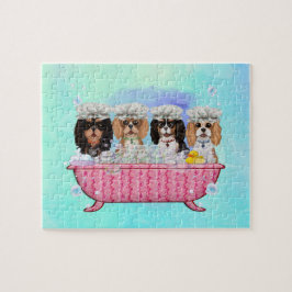 Fyrkavaalirar i en tubpuzzel, av Dub-Dub Pussel