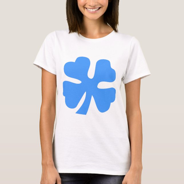 FYRKLÖVER - BABY BLUE T-SHIRT (Framsida)