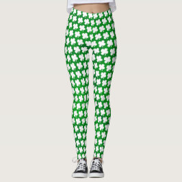 Fyrklöver dag för ShamrockSt. Patricks Leggings