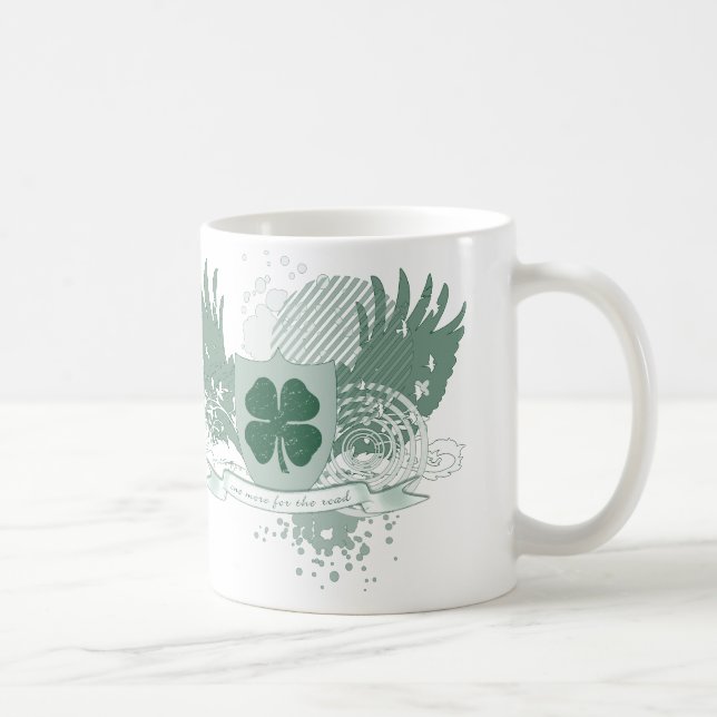 fyrklöver, en till för vägen. kaffemugg (Höger)