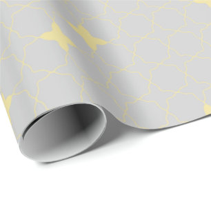 Fyrklöver Geometriskt Mönster Presentpapper