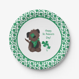 Fyrklöver Grönt för Hund lycklig