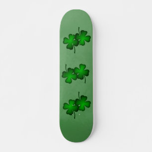 Fyrklöver Grönt Irish Skate Board Deck