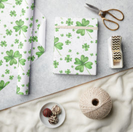 Fyrklöver Shamrock Presentpapper