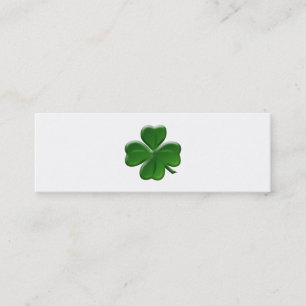 Fyrklöver - St patrick's day-knapp Mini Visitkort