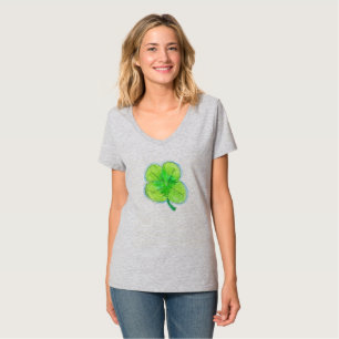 Fyrklöver transport t shirt