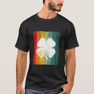 Fyrklöver Vintage Saint patrick Day Gift T Shirt