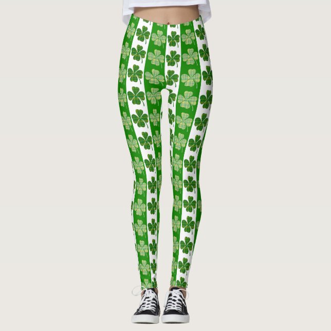 Fyrklövert Leggings (Framsida)