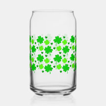 Fyrklövra St. Patrick's Day Can Glass Wrap