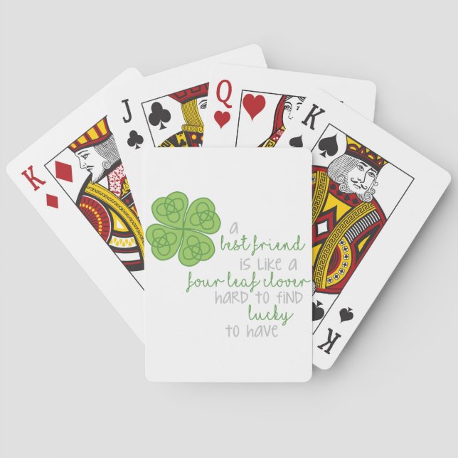 Fyrklövrare Casinokort (Baksidan)