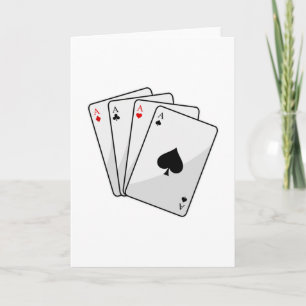 Fyrling Ess Poker kort vid Poker
