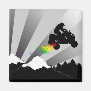 Fyror, smuts-spår. magnet