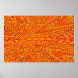 Fyrpatafysik Överlappande spiraler i CMYK Poster
