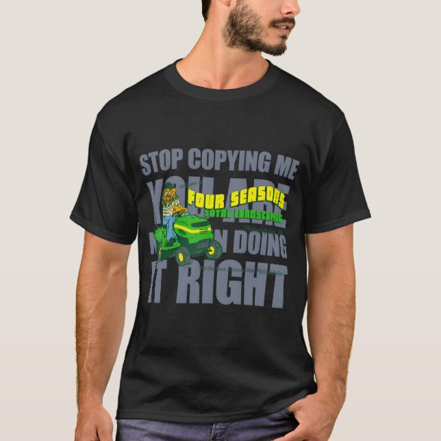 Fyrsäsong totalt - landning t shirt (Framsida)