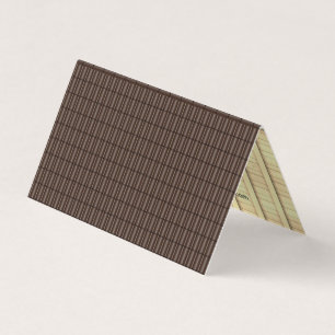Fyrsidig takläggning Construction Brown Tak Compan Visitkort