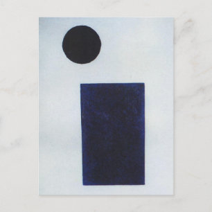 Fyrsiding och cirkla av Kazimir Malevich Vykort