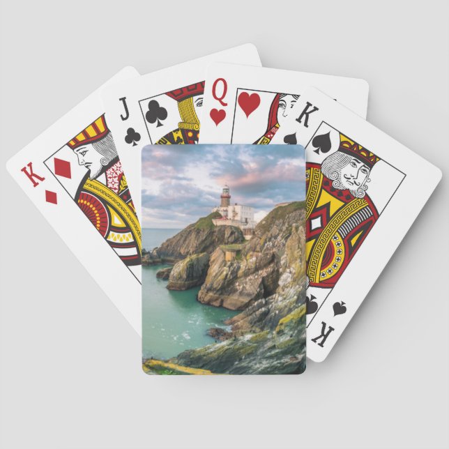 Fyrskåp | Baily Lighthouse Dublin, Irland Casinokort (Baksidan)