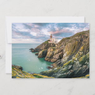Fyrskåp Baily Lighthouse Dublin, Irland Tack Kort