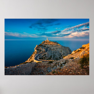Fyrskåp Balearerna, Spanien Poster