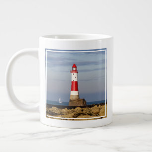 Fyrskåp Beachy Head Lighthouse England Jumbo Mugg