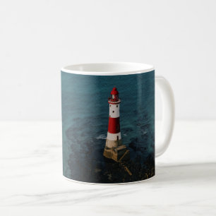 Fyrskåp Beachy Head Lighthouse England Kaffemugg