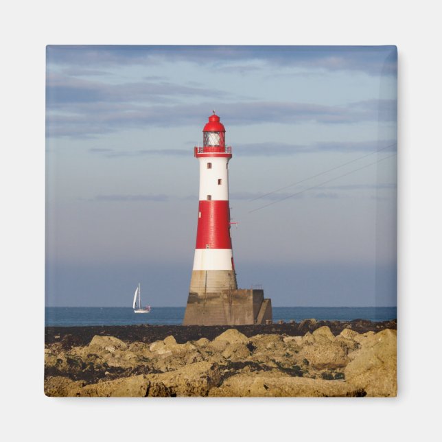 Fyrskåp | Beachy Head Lighthouse England Magnet (Framsidan)