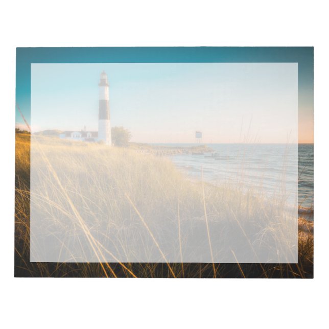 Fyrskåp | Big Sable Lighthouse Ludington, MI Anteckningsblock (Framsida)