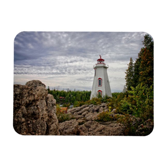 Fyrskåp | Big Tub Harbour Tobermory Ontario Magnet (Horisontell)