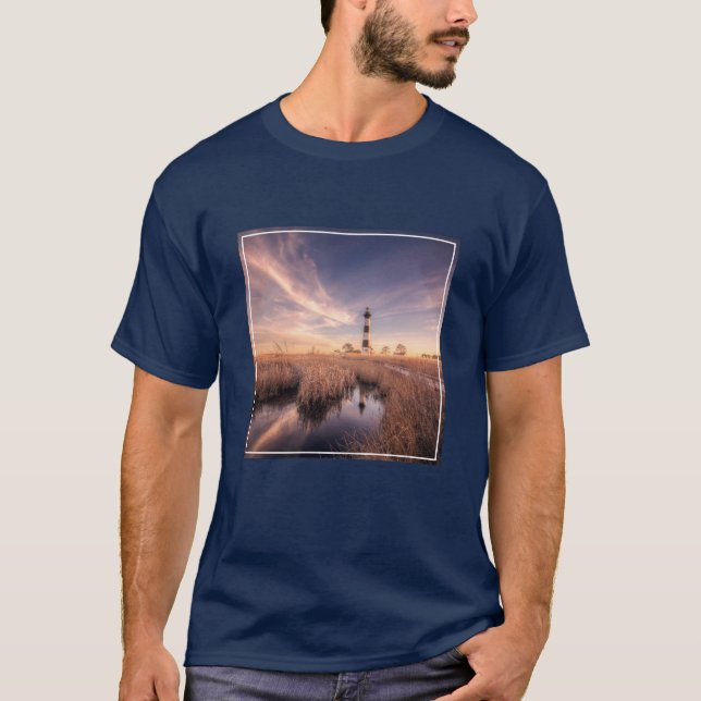 Fyrskåp | Bodie Island Outerbanks NC T Shirt (Framsida)