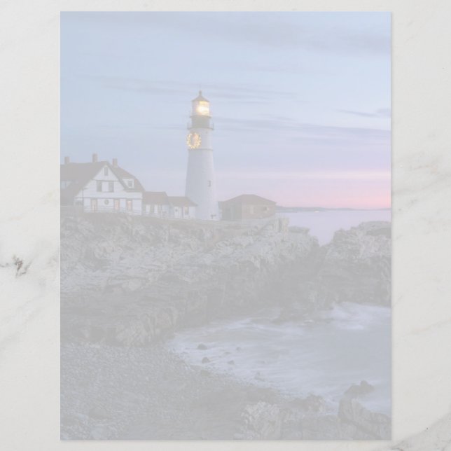 Fyrskåp | Cape Elizabeth Maine Lighthouse (Framsida)