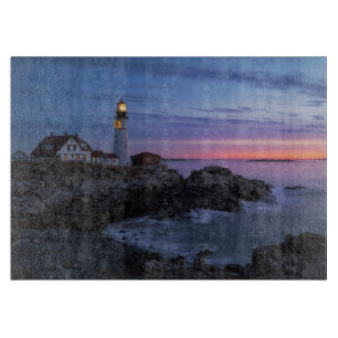 Fyrskåp Cape Elizabeth Maine Lighthouse