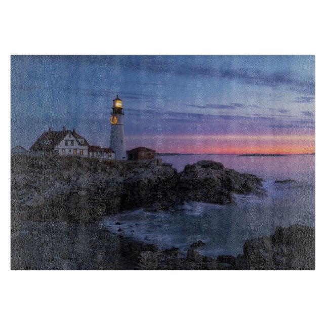 Fyrskåp | Cape Elizabeth Maine Lighthouse (Framsidan)
