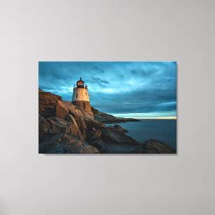 Fyrskåp   Castle Backe Lighthouse Canvastryck